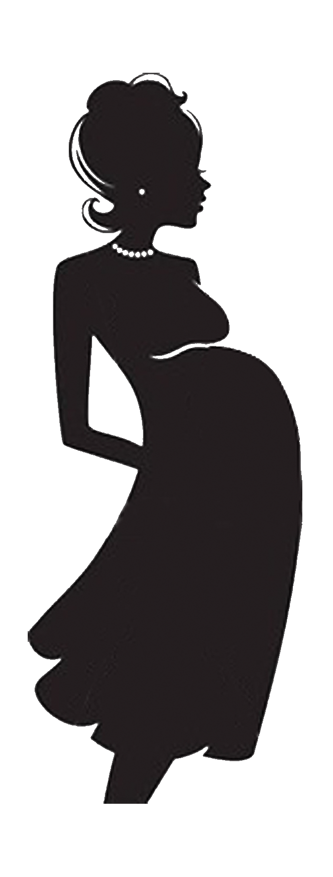 Grafik schwangere Frau